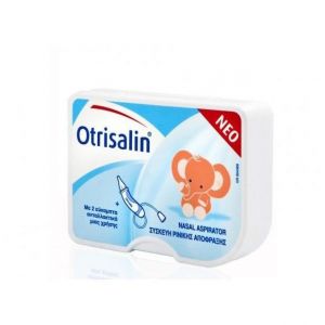 Otrisalin Nasal Aspirator Συσκευή Ρινικής Απόφραξης + 2 Εύκαμπτα Ανταλλακτικά