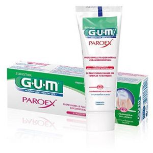 Gum Paroex 0.12% Toothpaste Οδοντόκρεμα με Διπλή Αντιβακτηριακή Δράση, 75ml
