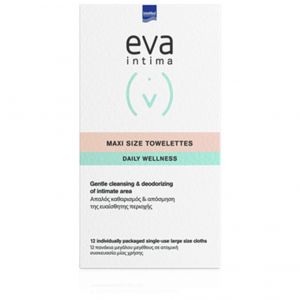 Intermed Eva Intima Fresh & Clean Maxi Size Towelettes, 12τμχ