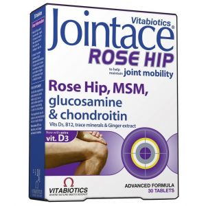 Vitabiotics Jointace Rose Hip, Γλυκοσαμίνη, Χονδροϊτίνη, MSM 30Tabs