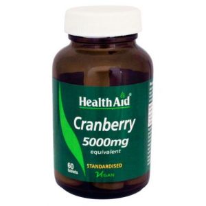 Health Aid Cranberry Extract 5000mg, 60 ταμπλέτες