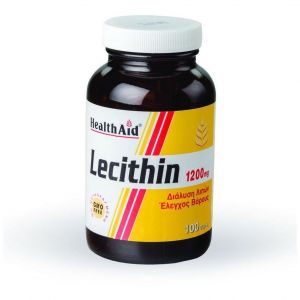 Health Aid LECITHIN 1200 mg, ΛΕΚΙΘΙΝΗ, 50 κάψουλες