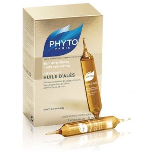 Phyto Huiles D'Ales Λάδι Λάμψης Βαθιάς Ενυδάτωσης Ξηρά Μαλλιά, 5amp X 10ml