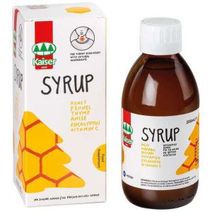 Kaiser Syrup Σιρόπι για το Βήχα με Βότανα, Μέλι & Βιταμίνη C, 200ml