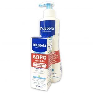Mustela Promo 2in1 Cleansing Gel 500ml & ΔΩΡΟ Bebe Hydra Bebe Creme Visage 40ml