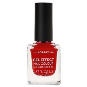 Korres Gel Effect Nail Colour No.53 Royal Red, 11ml