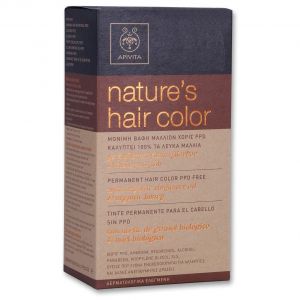 Apivita Nature's Hair Color Μόνιμη Βαφή Μαλλιών Χωρίς PPD, 1.0 Μαύρο, 50ml