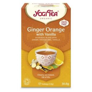 Yogi Tea Ginger Orange With Vanilla, 17φακελάκια