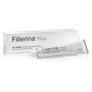 Fillerina Plus Day Cream SPF15 Κρέμα Ημέρας για το γέμισμα των Ρυτίδων σε όλο το πρόσωπο & το λαιμό, Βαθμός 5, 50ml