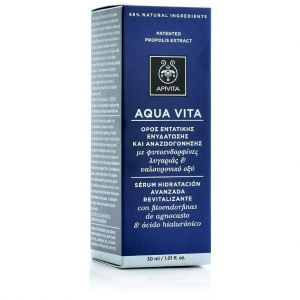 Apivita Aqua Vita Serum, Ορός Εντατικής Ενυδάτωσης & Αναζωογόνησης, 30ml