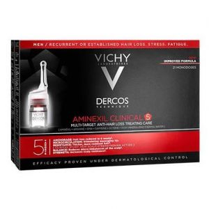 Vichy Dercos Intensive Clinical 5, Πρόγραμμα Κατά της Αντρικής Τριχόπτωσης, 21 Μονοδόσεις x 6ml