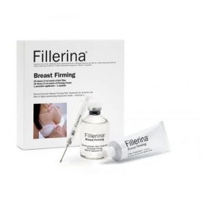 Fillerina Breast Firming Treatment & Cream Εντατική Δερμοκαλλυντική Αγωγή Συσφικτικής Δράσης & βελτίωσης του Σχήματος του Στήθους (αγωγή & κρέμα), 15 x 3ml & 1 κρέμα, 50ml