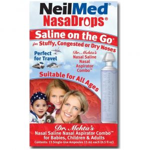 Getremed Nasadrops Saline on the Go, 15amps x 15ml