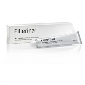 Fillerina Day Cream SPF15 Κρέμα Ημέρας για το γέμισμα των Ρυτίδων σε όλο το πρόσωπο & το λαιμό, Βαθμός 2, 50ml