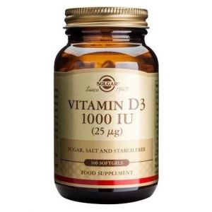 Solgar Vitamin D3 1000IU ,100 Softgels
