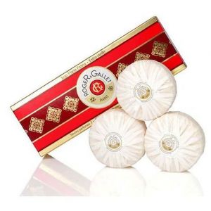 Roger & Gallet Jean-Marie Farina Round Soaps, 3x100gr