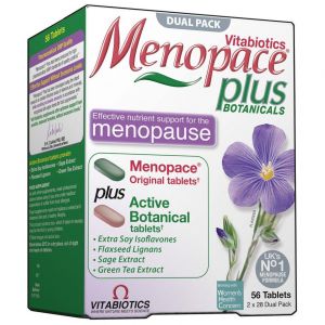 Vitabiotics Menopace Plus Όλοκληρωμένο Συμπλήρωμα για την Εμμηνόπαυση, 2x28Tabs
