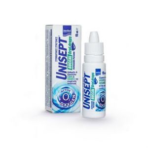Intermed Unisept Buccal  Oral Drops Ισχυρή Καθαριστική & Επουλωτική Δράση, 15ml