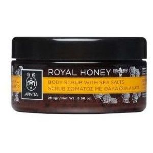 Apivita Royal Honey, Scrub - Απολέπιση Σώματος με Μέλι & Θαλάσσια Άλατα 250gr