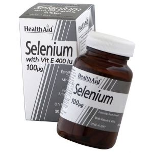 Health Aid SELENIUM 100μg & Vitamin E 400i.u, 30 κάψουλες