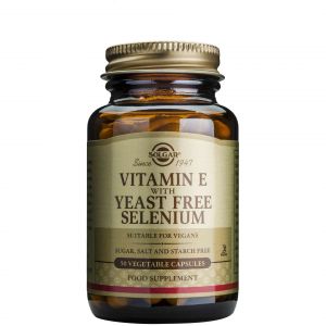Solgar Vitamin E with Yeast Free Selenium, 50caps