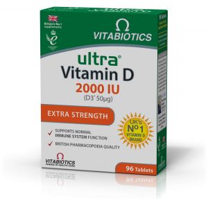 Vitabiotics Ultra Vitamin D 2000IU, 96tabs