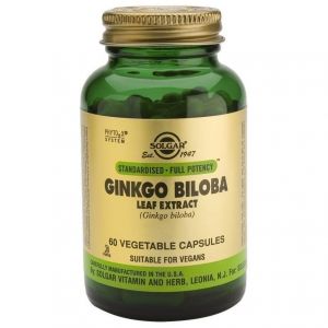 Solgar Ginkgo Biloba Leaf Extract, 60 vegcaps
