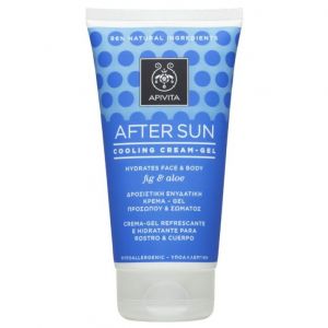 Apivita After Sun Cooling Cream-Gel Face & Body, 150ml