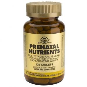 Solgar Prenatal Nutrients, 120tabs