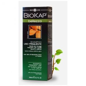 Biokap Shampoo Uso Freguente Σαμπουάν Καθημερινής Χρήσης για την Αντιμετώπιση της Τριχόπτωσης, για Ξηρά & Ταλαιπωρημένα Μαλλιά, 200ml