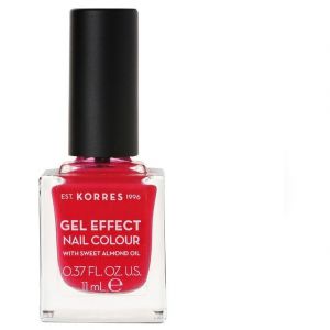 Korres Gel Effect Nail Colour With Sweet Almond Oil, No.19 Watermelon, 11ml