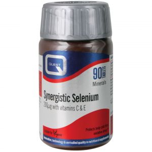 Quest Synergistic Selenium 200mg With Vitamins C & E, 90tabs