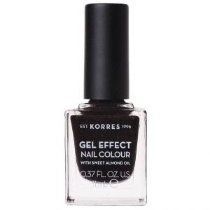 Korres Gel Effect Nail Colour With Sweet Almond Oil No.77 Sequins Plum 11ml