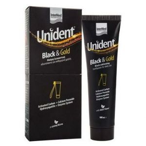 Intermed Unident Black & Gold Toothpaste, 100ml