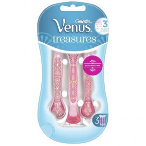 Gillette Venus Treasures Γυναικεία Ξυραφάκια μιας χρήσης, 3 τεμάχια