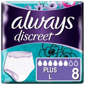 Always Discreet Pants Plus Large, 8τμχ