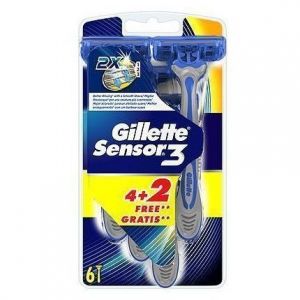 Gillette Sensor 3 Ξυραφάκια 4+2 τμχ ΔΩΡΟ