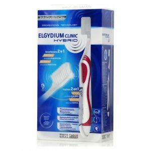 ELGYDIUM Clinic Hybrid Ηλεκτρική Οδοντόβουρτσα Χρώμα Μπορντώ 1τμχ
