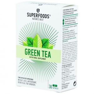 Superfoods Green Tea, Πράσινο Τσάι, Αδυνάτισμα-Αντιοξειδωτικό, 30caps
