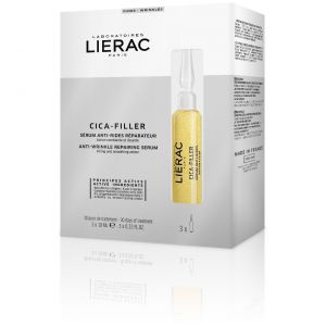 Lierac Cica-Filler Serum, Αντιρυτιδικός Ορός Επανόρθωσης κατά των ρυτίδων, 3x10ml