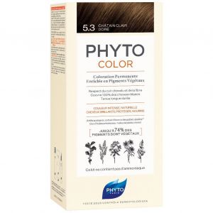 Phyto Phytocolor, Μόνιμη Βαφή Μαλλιών 5.3 Καστανό Ανοιχτό Χρυσό, 1τμχ