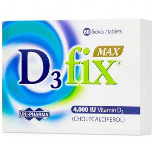Uni-Pharma D3 Fix Max 4000iu, 60tabs