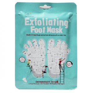 Vican Cettua Clean & Simple Exfoliating Foot Mask Μάσκα Απολέπισης Ποδιών, 1ζευγάρι