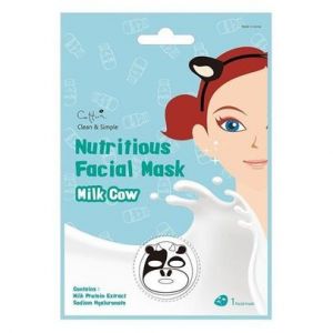 Vican Cettula Clean & Simple Nutritious Facial Mask "Milk Cow", 1τμχ