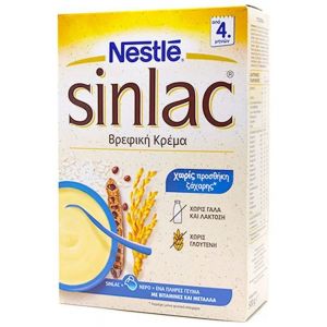 Nestle Sinlac, Βρεφική Κρέμα 4m+, 500gr