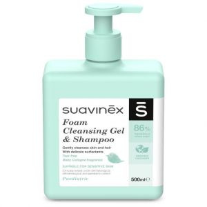 Suavinex foam cleansing gel & shamppo, 500ml
