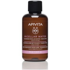 Apivita Cleansing Micellar Water for Face & Eyes Rose & Honey, 75ml