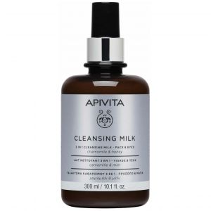 Apivita Cleansing Milk 3 in 1 with Chamomile & Honey, 300ml