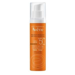 Avene Anti-Aging Suncare Very High Protection Unifying Tinted for Sensitive Skin SPF50, 50ml