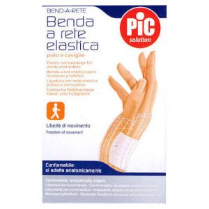 Pic Solution Benda A Rete Elastic Net Bandage for Wrists & Ankles 1 Τεμάχιο